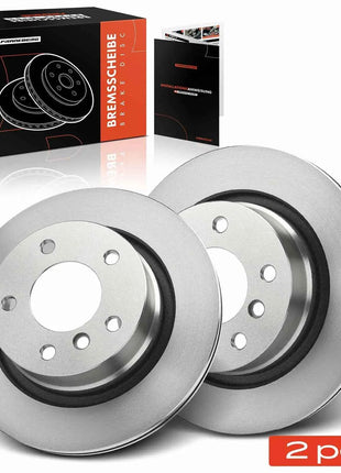 Frankberg 2x Disco Freno Asse Posteriore Sinistro Destro per BMW Z4 Coupé S83 Z4 Roadster 3.0L 2.5L 2002-2009 34216754137 34216766219