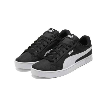 Puma Smash Vulc: Sneakers casual basse (unisex) antiscivolo, resistenti, leggere, versatili e traspiranti - Nero 385554-02