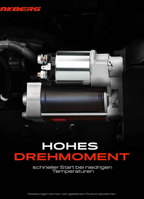 Motorino di Avviamento Frankberg 1x per Kubota M6800, M8200, M8540, M9000; Mitsubishi 1C010-63012, M008T70971, 1C010-63011, 18398N, 1C010-63010