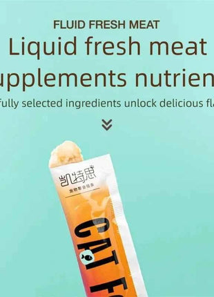 strip kitten into cat wet food fattening hair gills cat pet snacks liquid nutrition cream barreled fish oil cat strip