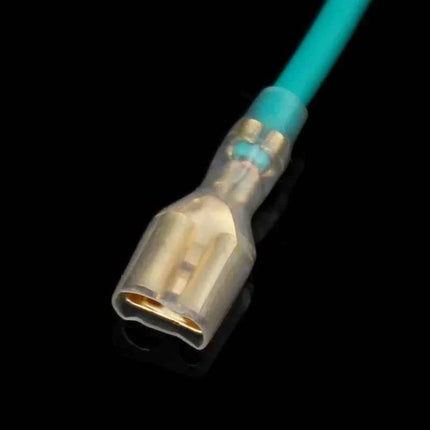 Kit di terminali a crimpare da 2.8/4.8/6.3mm, connettori a forcella maschio/femmina in rame con guaina isolante, scatola di connettori elettrici