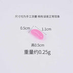 rosa rosso chiaro / 20 pieces 1.1 cm