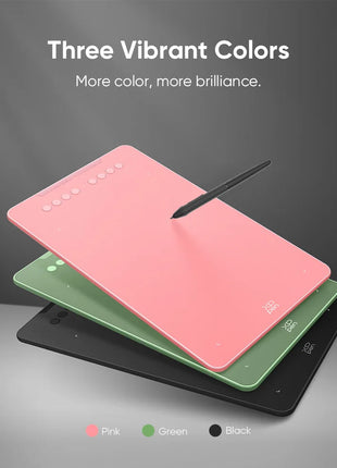 Nuovo XPPen Deco01V3 Tavoletta Grafica Digitale da 10 Pollici, 16384 Livelli di Pressione, 8 Tasti di Scelta Rapida per Android, Windows e Mac