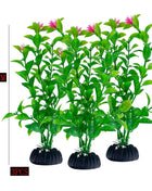 Artificial Aquarium Decor Plants Water Weeds Ornament Aquatic Fish Tank Simulation Grass Flower Decoration Accessories