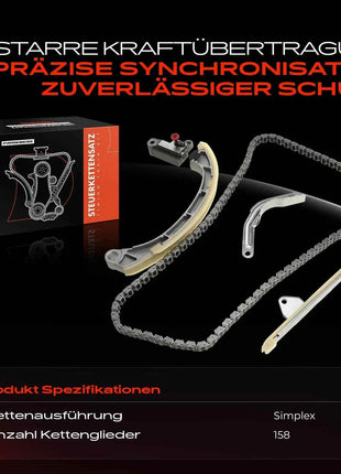 Set catena di distribuzione Frankberg 1x per Daihatsu Copen Extol Materia Sirion Terios YRV Toyota Yaris 1350623020 1356623020