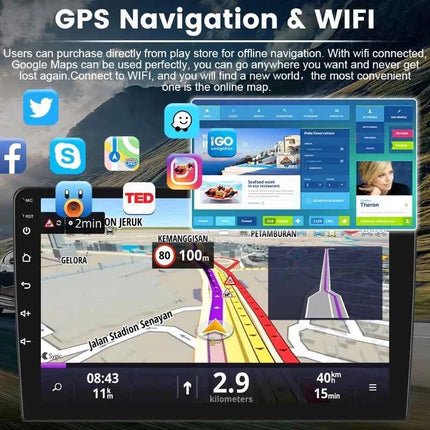 7/9/10 inch Universal Android 13 Car Radio 64G Autoradio android 2 Din car radio GPS BT Central Multimedia Smart car systems