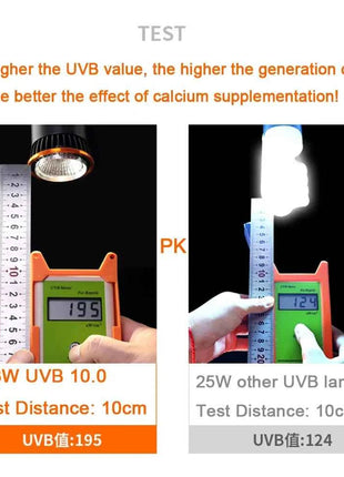 Professional 3W Reptile Lamp UVA UVB5.0 UVB10.0 Lmap LED Bulb Turtle Tortoise Lizard Basking Sunlight UVB Bulb Lighting