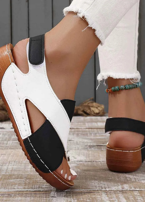 Scarpe estive sandali da donna taglie forti scarpe da passeggio scarpe Casual da donna sandali con zeppa scarpe da donna calzature da donna sandalo da donna
