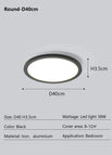 Black Dia40CM / 3 Color No Remote
