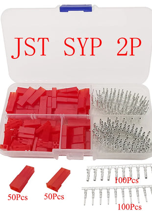 JST 1.25/PH2.0/XH2.54/SM2.54/JST SYP 2P/VH3.96 Spina Maschio + Presa Femmina Custodia In Plastica Terminale Pin Header Connettore del Cavo