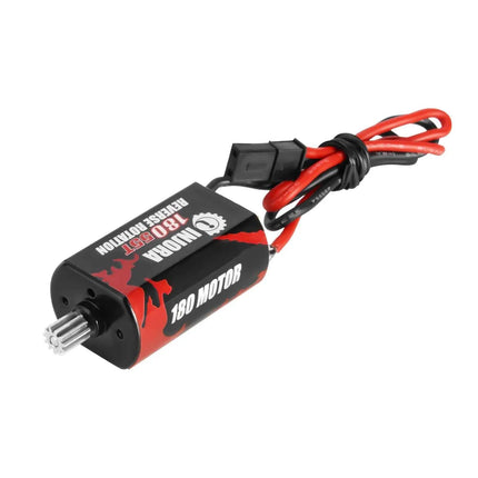 INJORA 180 Brushed Motor 48T 55T with Stainless Steel Pinion for 1/18 RC Crawler TRX4M Upgrade (INM11)