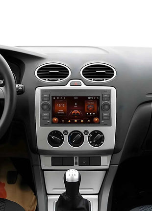 Hikity 2Din 7 "Car Radio for Transit Fiesta Focus Galaxy Mondeo Fusion Kuga C/S-Max Car Player Carplay/Auto GPS WIFI Touch display