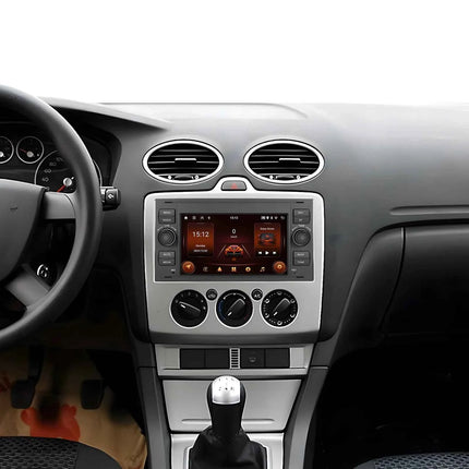 Hikity 2Din 7 "Car Radio for Transit Fiesta Focus Galaxy Mondeo Fusion Kuga C/S-Max Car Player Carplay/Auto GPS WIFI Touch display