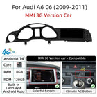Android 14 Auto Radio CarPlay For Audi A6 C6 4f  For Audi Q7 4L 2005-2015 MMI 2G 3G GPS Car Multimedia Player Navi Stereo DSP