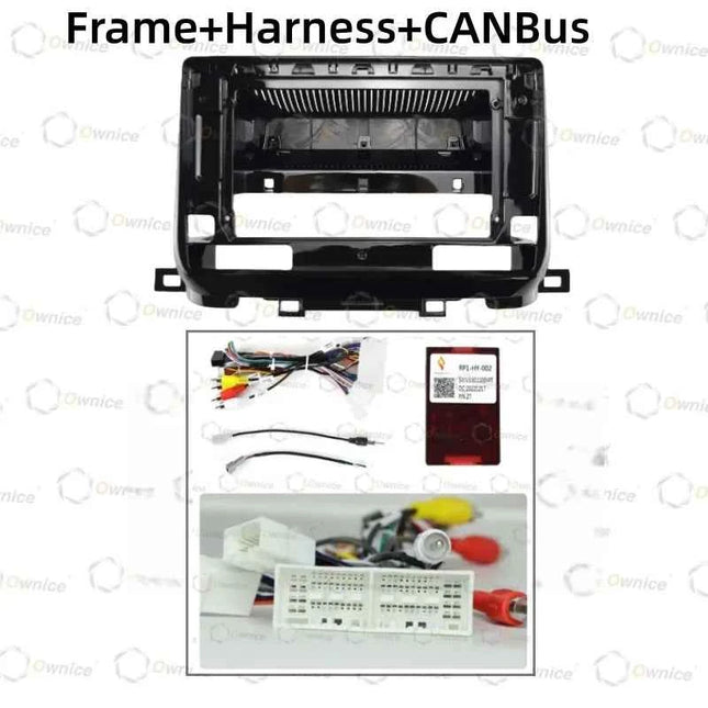 Cornice Radio Android per Auto Ownice 10.1 Pollici Quadlock per Sportage 2018, Pannello Stereo 2DIN con Cablaggio 16PIN e Decoder Canbus