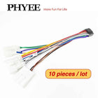 Adattatore per cablaggio Radio spina connettore a 16 Pin 10 pezzi cavo all'ingrosso per Toyota Corolla Camry RAV4 Hilux Land Cruiser Yaris