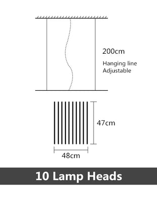 Lampadario moderno a soffitto a LED Creativo a lisca di pesce Soggiorno di lusso Luce Decorazione per interni per la casa Lampada a sospensione per sala da pranzo per ufficio