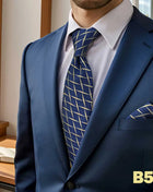 Set Cravatta e Fazzoletto Uomo Colorato 160cm - Accessori Matrimonio