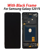 S20 FE display Per Samsung S20 FE lcd SM-G781 G781U G781B Display LCD Con Telaio Touch Screen Digitizer Assembly sostituzione