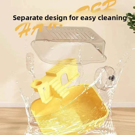 Hamster cage, super large luxury villa, golden thread bear cage, super large space, acrylic hamster cage, pet supplies