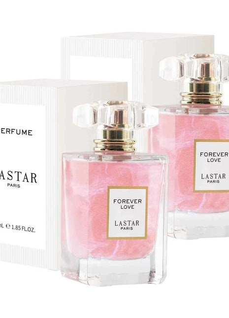 LASTAR Women's Long-lasting Perfume , Two bottles Totaling 110ml/3.72fl oz, Rose &Jasmine Fragrance,Christmas/New Year Gifts