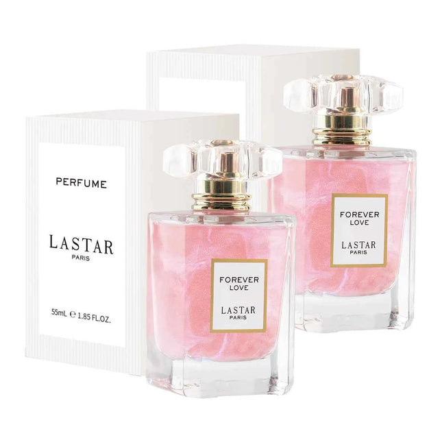 LASTAR Women's Long-lasting Perfume , Two bottles Totaling 110ml/3.72fl oz, Rose &Jasmine Fragrance,Christmas/New Year Gifts