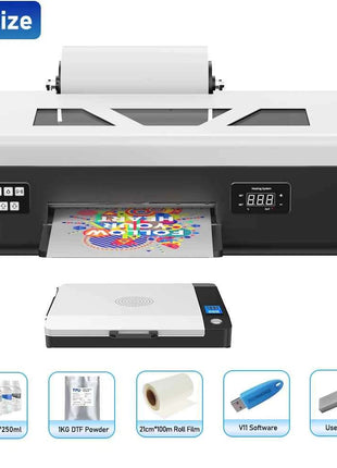 A3 DTF Printer/A3 XP600 DTF Printer/A4 L805 DTF Printer Printing Machine For T-shirt For Metal Wooden Direct Transfer Printer