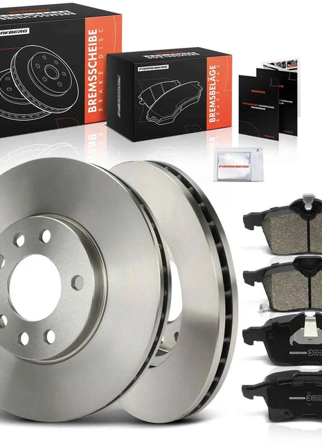 Frankberg 2x Dischi Freno 4x Pastiglie Freno Asse Anteriore Per Opel Astra H Caravan GTC Twintop Combo Tour Corsa C 1605996