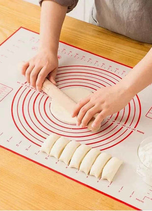 UNTIOR 1PCS Silicone Baking Mat Kneading Pad Dough Mat Pizza Cake Dough Maker Kitchen Cooking Grill Non-Stick Gadgets Bakeware
