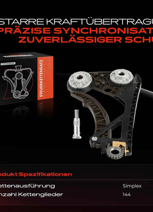 Set catena di distribuzione Frankberg 1x per BMW Serie 1 E81 E87 E88 E82 Serie 3 E90 E91 E92 E93 E60 1.6L 2.0L VVT-034 VT0009