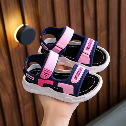 Sandali per bambini alla moda Scarpe per bambini Ragazzo Suola morbida antiscivolo Sandali per ragazze dei ragazzi Scarpe per bambini da spiaggia estiva 2-10 anni