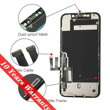 PINZHENG Schermo di alta qualità INCELL LCD OLED per iPhone 14 Pro 15 Plus 13 Pro Max Display per sostituzione iPhone con strumenti