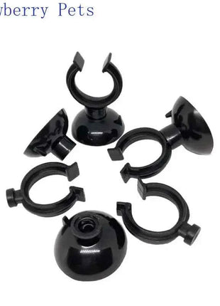 5pcs Black  Aquarium Suction Cup Air Tube Holder Sucker for Fish Tank Pump Oxygen Air Tube Fixing Clip  Aquarium Accessories
