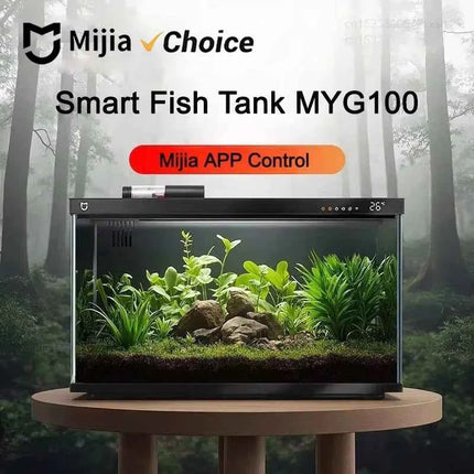 Mijia Smart Fish Tank MYG100 Work with Mijia APP Mobile Controlled Remote Feeding Smart Lighting System Light Aquarium
