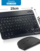 Bluetooth Wireless Keyboard Mouse For IOS Android Windows Tablet For iPad Air Mini Pro Spanish Korean Portugal Russian Keyboard