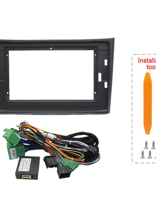 2 Din Canbus Box Decoder Da 10.1 Pollici per Volvo XC90 2003-2014 Cruscotto Cavo di Navigazione Telaio Auto Fascia Adattatore Pannello Kit