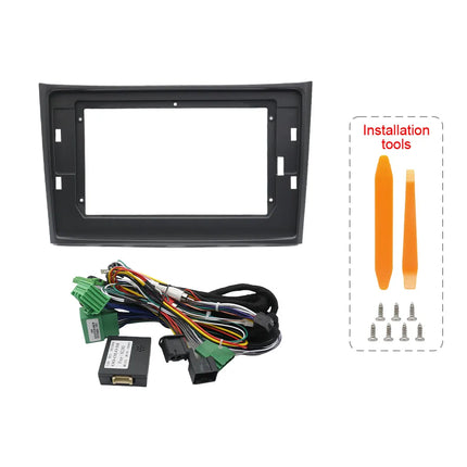 2 Din Canbus Box Decoder Da 10.1 Pollici per Volvo XC90 2003-2014 Cruscotto Cavo di Navigazione Telaio Auto Fascia Adattatore Pannello Kit