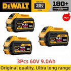 Batteria Originale DeWalt DCB200 20V/60V 2.0Ah-9.0Ah MAX Litio per Utensili Elettrici