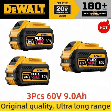 Batteria Originale DeWalt DCB200 20V/60V 2.0Ah-9.0Ah MAX Litio per Utensili Elettrici