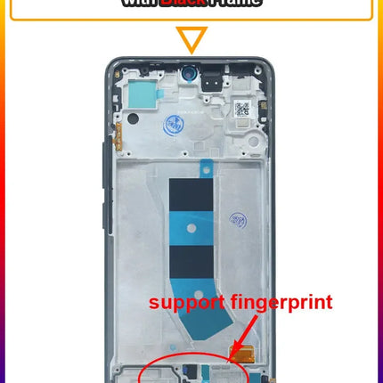 Testato AMOLED LCD per Xiaomi Redmi Note 13 4G 23129RAA4G Display LCD Touch Screen di ricambio con cornice per Redmi Note 13 4G