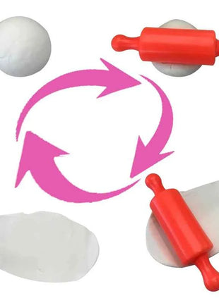 Stampi per pasta da gioco per alimenti per bambini Plastica Frutta Verdura Gnocco Stampo per noodle Coltello Forchetta Ciotola Piatto Accessori per plastilina Giocattoli
