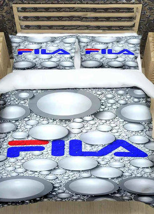 Hot Logo Print Bedding Sets Bed Supplies Set  Comforter Set  Teens Girls Cartoon Twin Single Kid  F-Fila Luxury Gift
