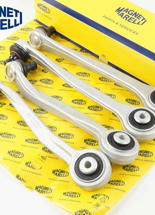 Set 4 Pezzi 8K0407505A 8K0407505M 8K0407509A Braccio di Controllo Superiore Sospensione Anteriore di Alta Qualità per Audi A4 RS4 A5 RS5 A6 A7 Q5