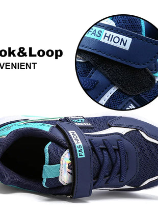 Kids' Trainers Casual Sport Shoes for Boys Girls School Running Shoes Breathable Summer Mesh Kids Hook and Loop