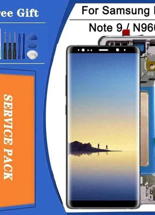 100% Test For Samsung Note9 LCD Display Touch Screen Digitizer Assembly For Samsung Note 9 N960F N960U N9600 LCD Frame