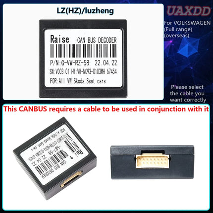 2 Din Auto Per VOLKSWAGEN decoder canbus box Golf Tour 7 6 Touareg PASSAT Tiguan Lamando POLO SCIROCCO Lavida Touran Saqitar BORA