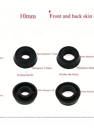 Kit Guarnizioni Pistone Freno a Disco per Moto/Elettriche 10mm-22.2mm, Guarnizione Olio Anteriore e Posteriore - 1 Set