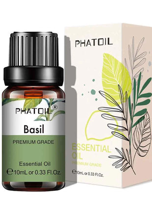 PHATOIL Natural Plant Essential Oil 10ml Eucalyptus Lavender Bergamot Vanilla Peppermint 1PCS Aroma Essential Oils For Diffuser