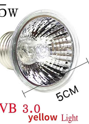 220V 25/50/75W UVA+UVB Reptile Lamp Bulb Turtle Basking UV Light Bulbs Heating Lamp Amphibians Lizards Temperature Controller