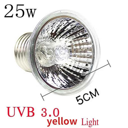 220V 25/50/75W UVA+UVB Reptile Lamp Bulb Turtle Basking UV Light Bulbs Heating Lamp Amphibians Lizards Temperature Controller